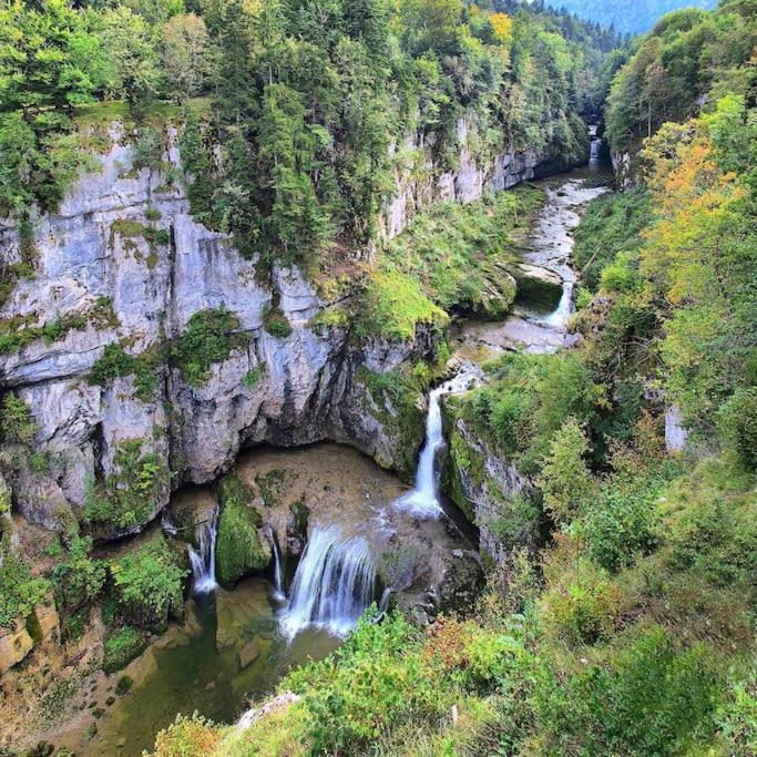 Maison Renovee Au Coeur Du Haut-Jura Entre-Deux-Monts Exteriör bild