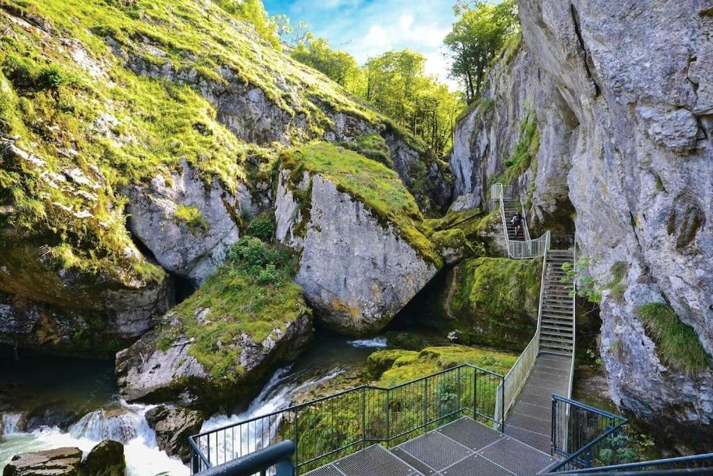 Maison Renovee Au Coeur Du Haut-Jura Entre-Deux-Monts Exteriör bild