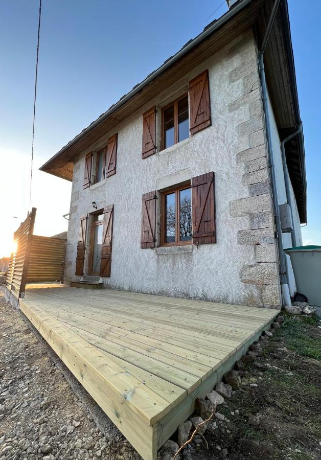 Maison Renovee Au Coeur Du Haut-Jura Entre-Deux-Monts Exteriör bild